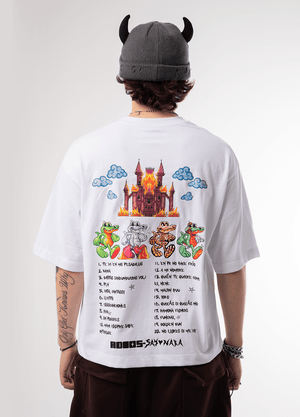 Camiseta boxy fit CHILL — streetwear hecho en Colombia