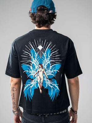 Camiseta boxy fit CHILL — streetwear hecho en Colombia