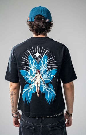 Camiseta boxy fit CHILL — streetwear hecho en Colombia