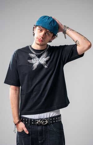 Camiseta boxy fit CHILL — streetwear hecho en Colombia