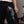 Baggy Jort CHILL negro unisex 300gr — algodón burda con estampado calligráfico gótico en pierna y efecto tela sobrante en pretina, streetwear hecho en Colombia