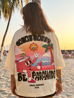 Camiseta boxy fit CHILL — streetwear hecho en Colombia