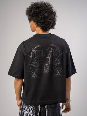 Camiseta boxy fit CHILL - streetwear hecho en colombia