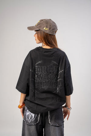 Camiseta boxy fit CHILL - streetwear hecho en colombia