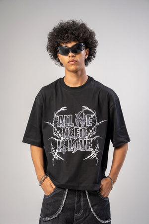 Camiseta boxy fit CHILL - streetwear hecho en colombia