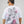 Camiseta CHILL oversize boxy fit blanca — algodón con estampado emo-rap retrato artístico en serigrafía negro y rosa, streetwear hecho en Colombia