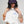 Camiseta María Protégenos CHILL oversize blanca — algodón peruano 250gr con estampado Virgen María barroco azul cobalto en serigrafía, streetwear hecho en Colombia