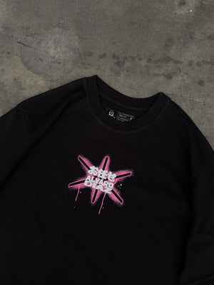 Camiseta Omakase CHILL oversize ivory — algodón peruano 250gr con estampado pulpo y kanjis japoneses en serigrafía rojo y negro, streetwear hecho en Colombia