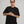 Camiseta Chill core regular fit negra — algodón peruano 200gr con logo en relieve serigrafía tono sobre tono, streetwear minimalista hecho en Colombia