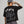 Camiseta The Candle CHILL oversize negra — algodón peruano 250gr con candelabro gótico calaveras en serigrafía alta densidad, streetwear hecho en Colombia