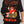Camiseta Todo es un Parche CHILL oversize negra — algodón peruano 250gr con diablillo cartoon y lettering script en serigrafía naranja, streetwear hecho en Colombia