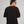 Camiseta Chill core oversized fit negra — algodón peruano 200gr con logo en relieve serigrafía tono sobre tono, streetwear minimalista hecho en Colombia