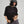 Camiseta Chill core oversized fit negra — algodón peruano 200gr con logo en relieve serigrafía tono sobre tono, streetwear minimalista hecho en Colombia