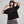 Camiseta Chill core oversized fit negra — algodón peruano 200gr con logo en relieve serigrafía tono sobre tono, streetwear minimalista hecho en Colombia