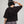 Camiseta Chill core oversized fit negra — algodón peruano 200gr con logo en relieve serigrafía tono sobre tono, streetwear minimalista hecho en Colombia