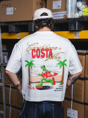 Camiseta boxy fit CHILL — streetwear hecho en Colombia