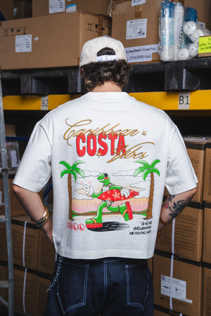 Camiseta boxy fit CHILL — streetwear hecho en Colombia