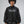 Chaqueta Reborn CHILL negra boxy fit — antifluido con detalles reflectivos y estampado tribal serigrafía, streetwear hecho en Colombia