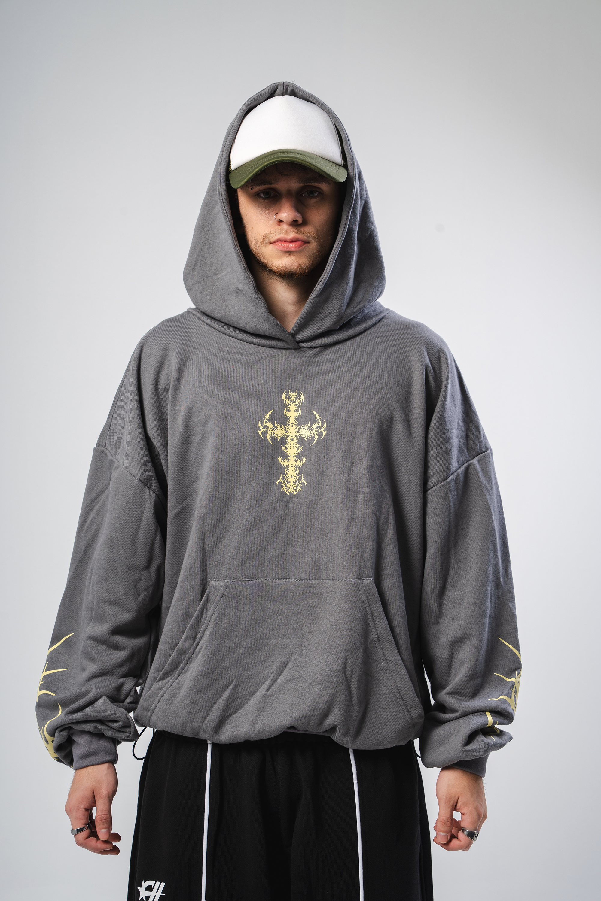 Hoodie Tribal Cross