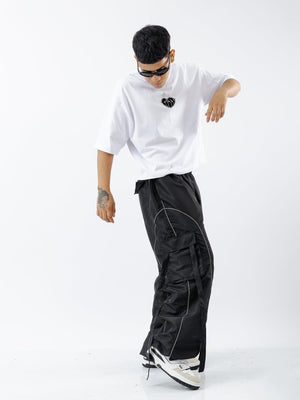 Camiseta boxy fit CHILL — streetwear hecho en Colombia