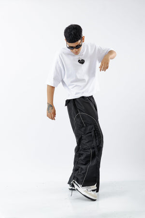 Camiseta boxy fit CHILL — streetwear hecho en Colombia