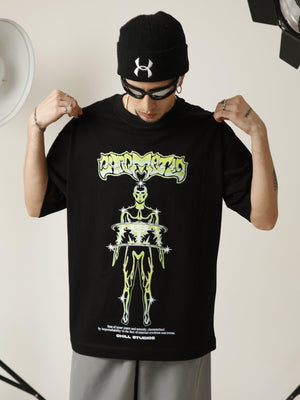 Camiseta oversize fit CHILL — streetwear hecho en Colombia