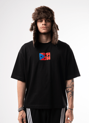 Camiseta boxy fit CHILL — streetwear hecho en Colombia