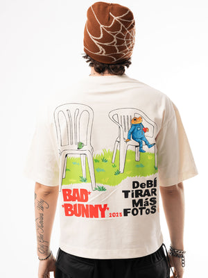 Camiseta boxy fit CHILL — streetwear hecho en Colombia