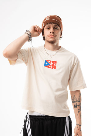 Camiseta boxy fit CHILL — streetwear hecho en Colombia
