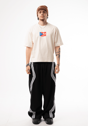 Camiseta boxy fit CHILL — streetwear hecho en Colombia