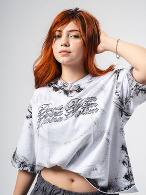Camiseta boxy fit distressed CHILL - streetwwear colombiano