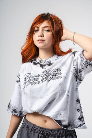 Camiseta boxy fit distressed CHILL - streetwwear colombiano