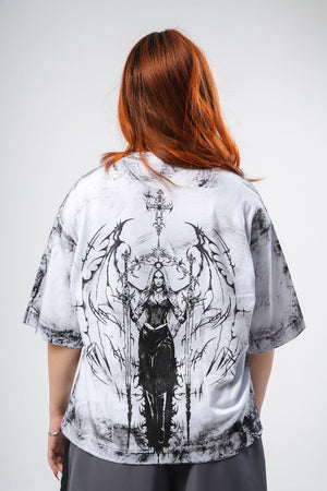 Camiseta boxy fit distressed CHILL - streetwwear colombiano