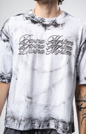 Camiseta boxy fit distressed CHILL - streetwwear colombiano