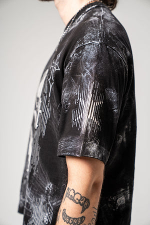 Camiseta boxy fit distressed CHILL - streetwwear colombiano