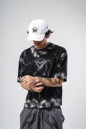 Camiseta boxy fit distressed CHILL - streetwear colombiano