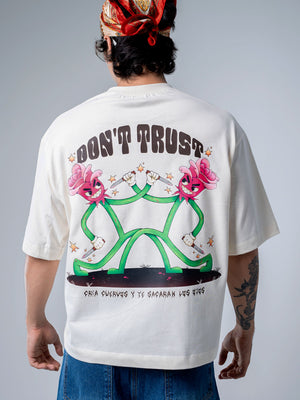 Camiseta boxy fit CHILL — streetwear hecho en Colombia
