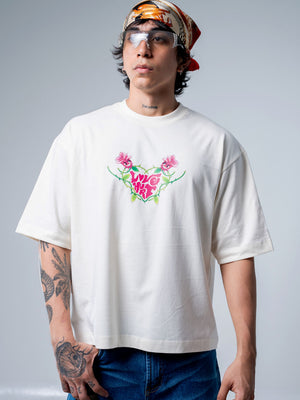 Camiseta boxy fit CHILL — streetwear hecho en Colombia