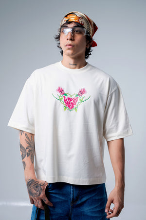 Camiseta boxy fit CHILL — streetwear hecho en Colombia