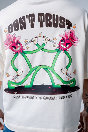 Camiseta boxy fit CHILL — streetwear hecho en Colombia