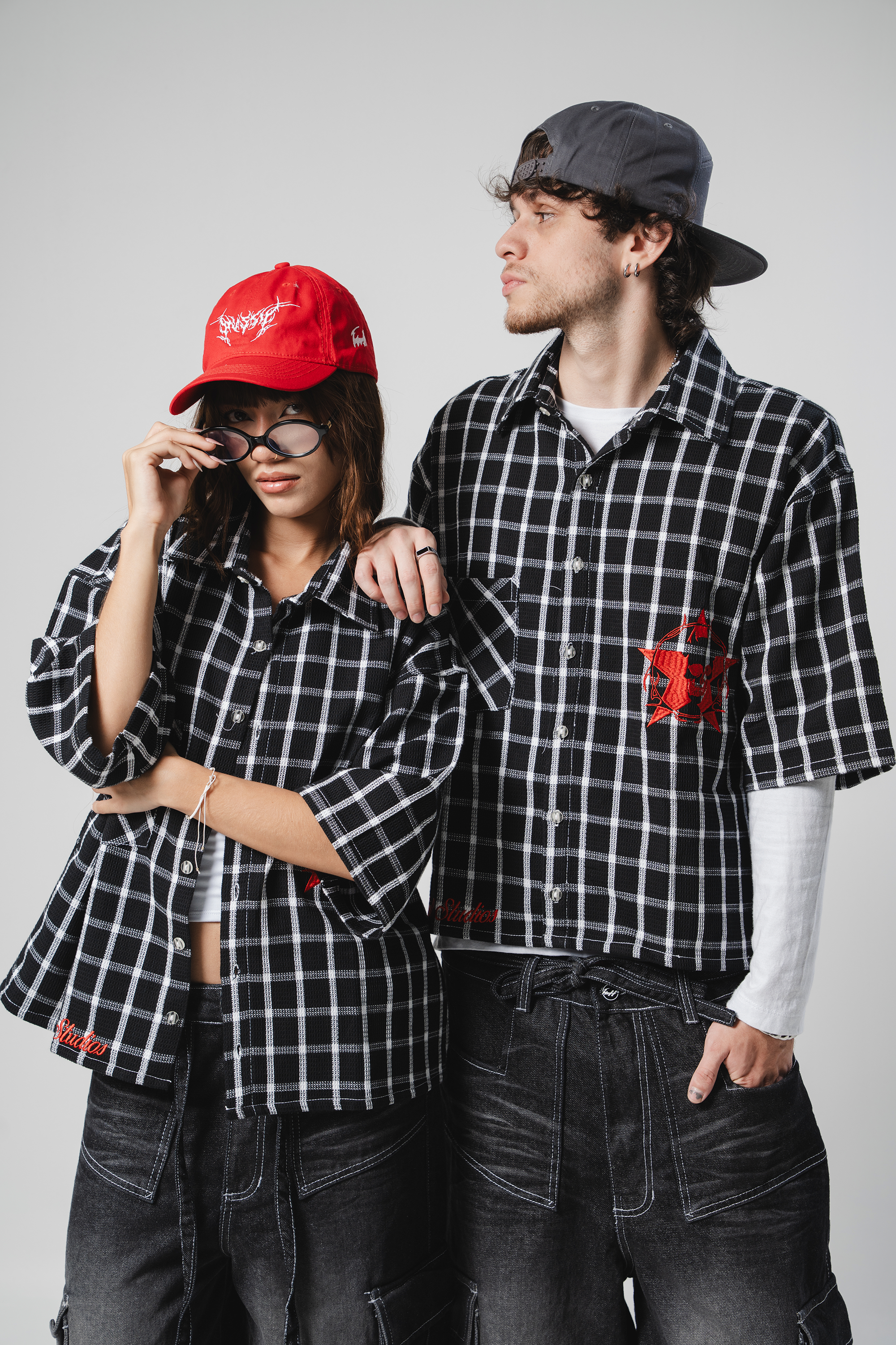 CAMISA BOTONES SKULL