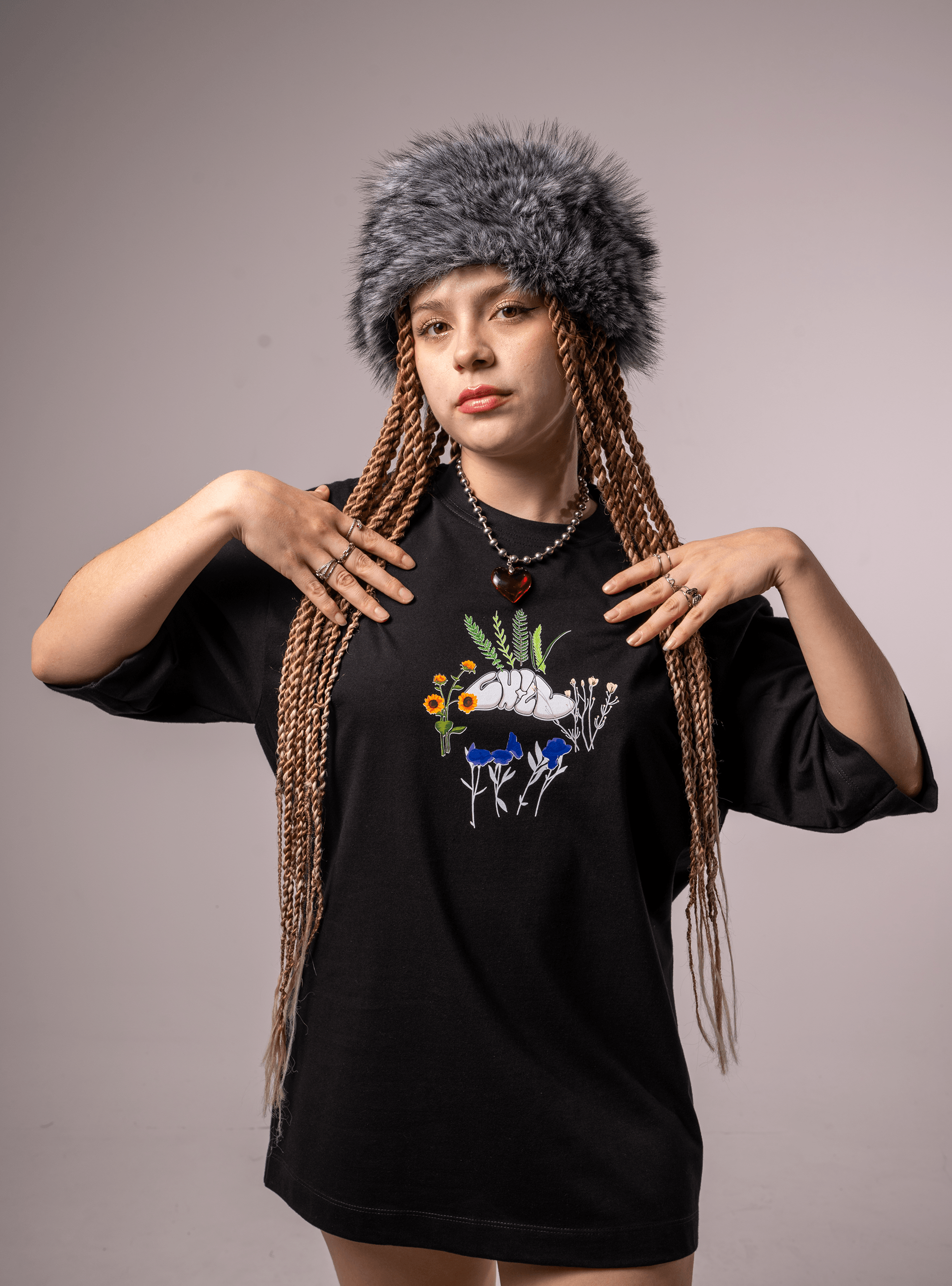 Camiseta Flowers go with death