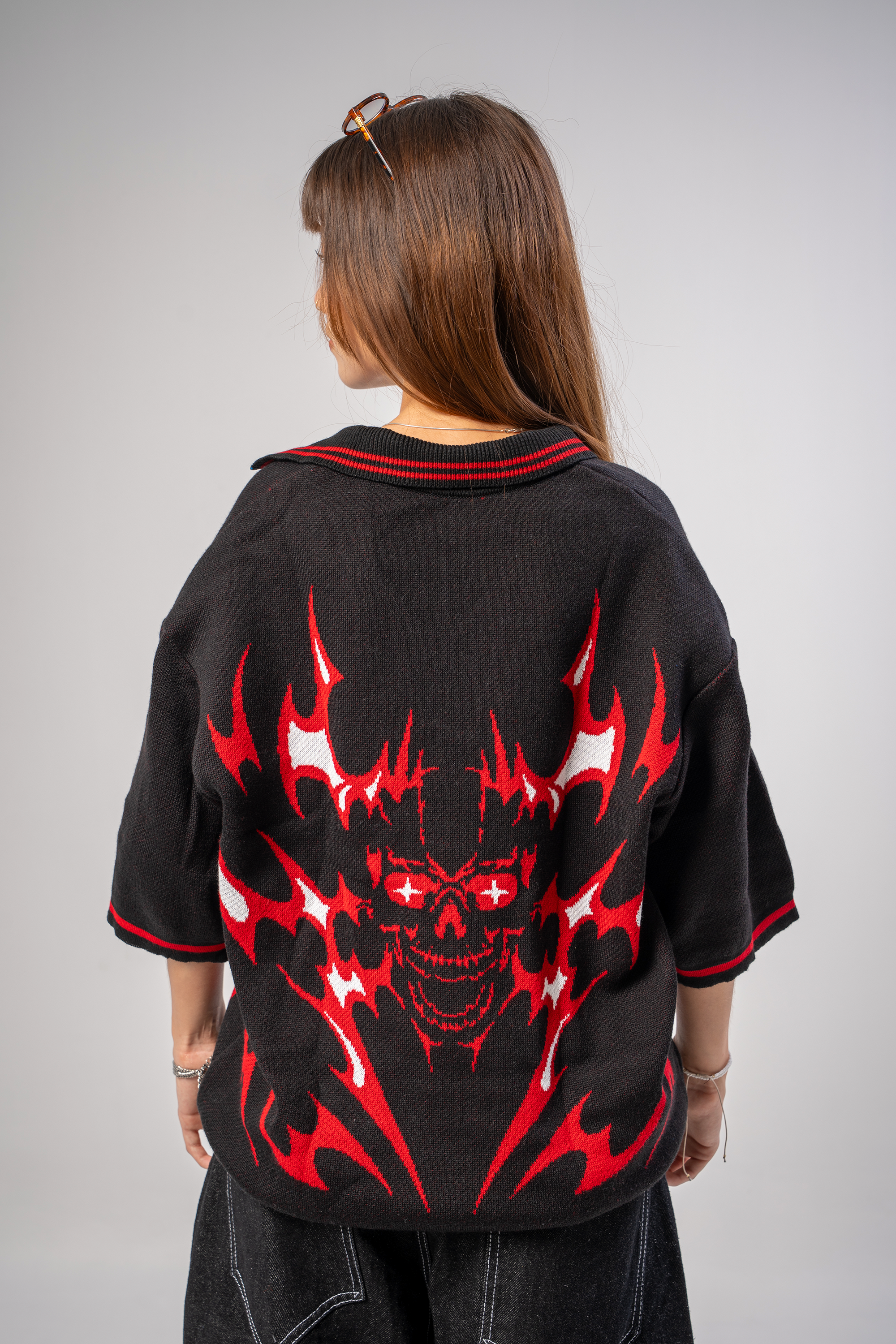 Polo Tejido Skeleton