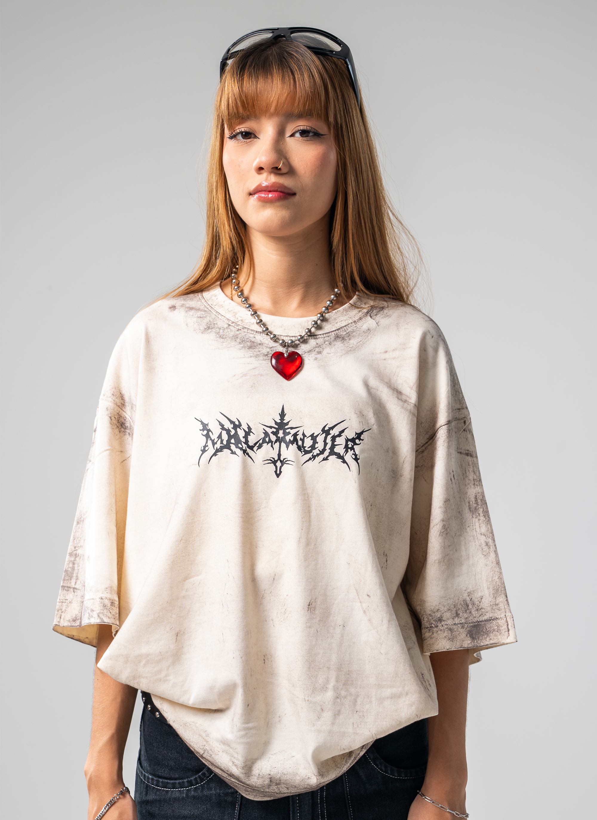 Camiseta Distressed Hadas Góticas