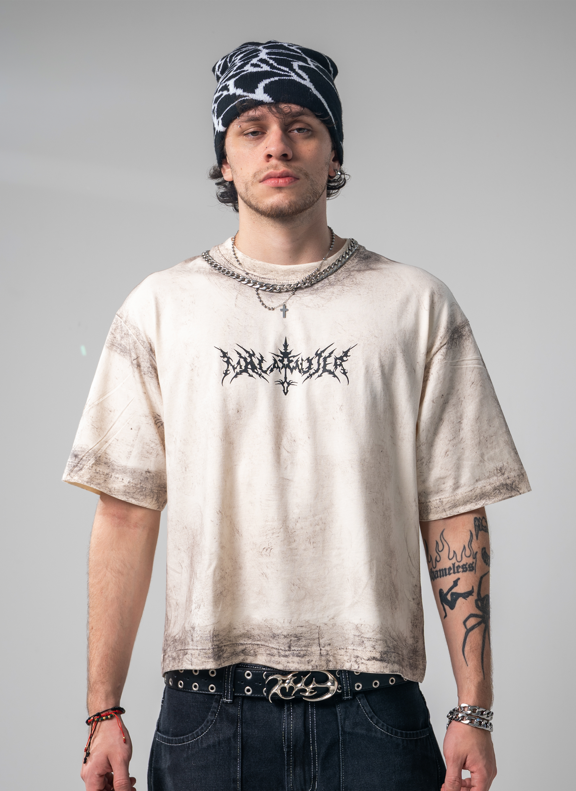 Camiseta Distressed Hadas Góticas