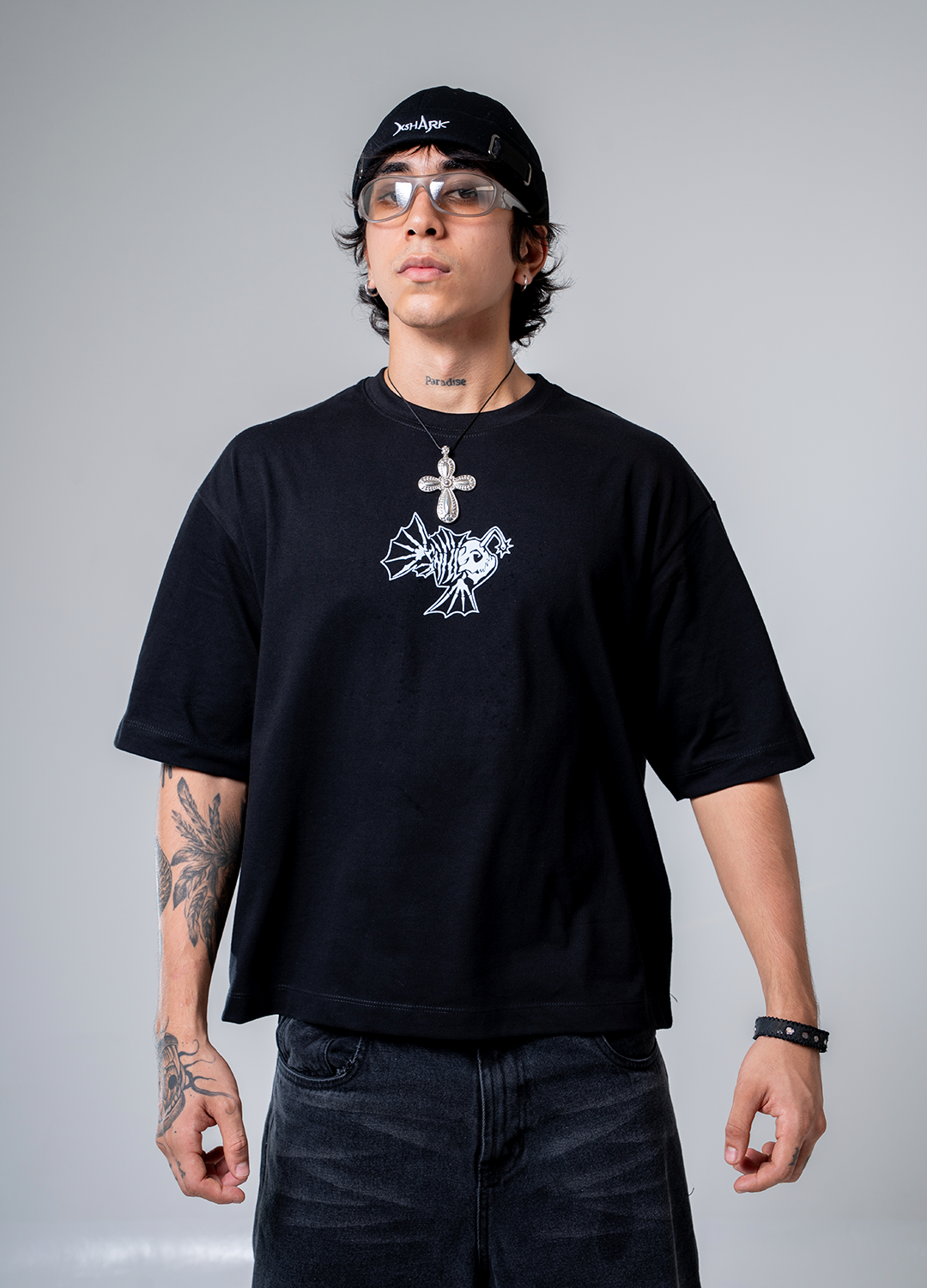 Boxy Fit Black Devil Fish