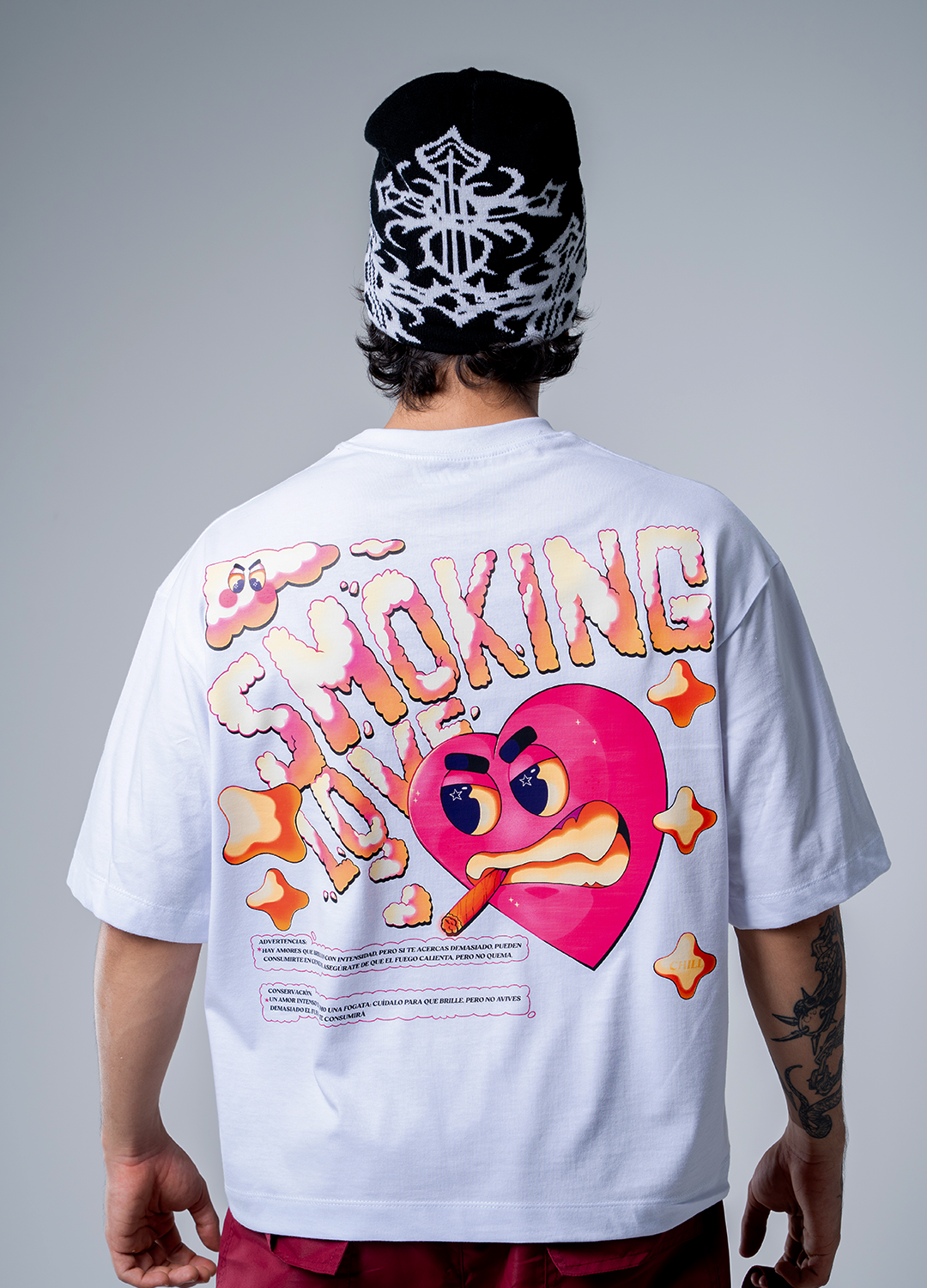 Camiseta Smoking Love