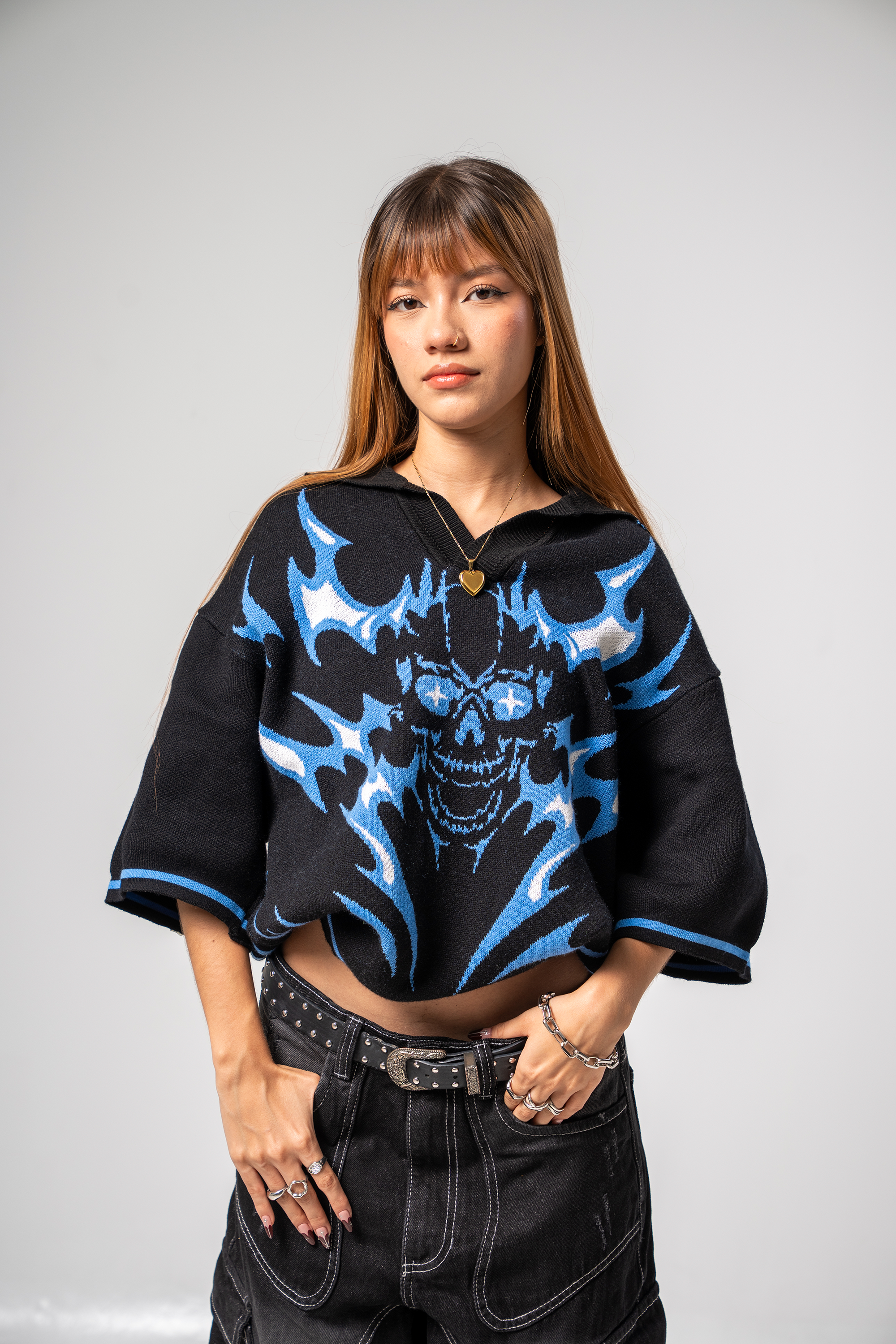 Camiseta Tejida SKELETON