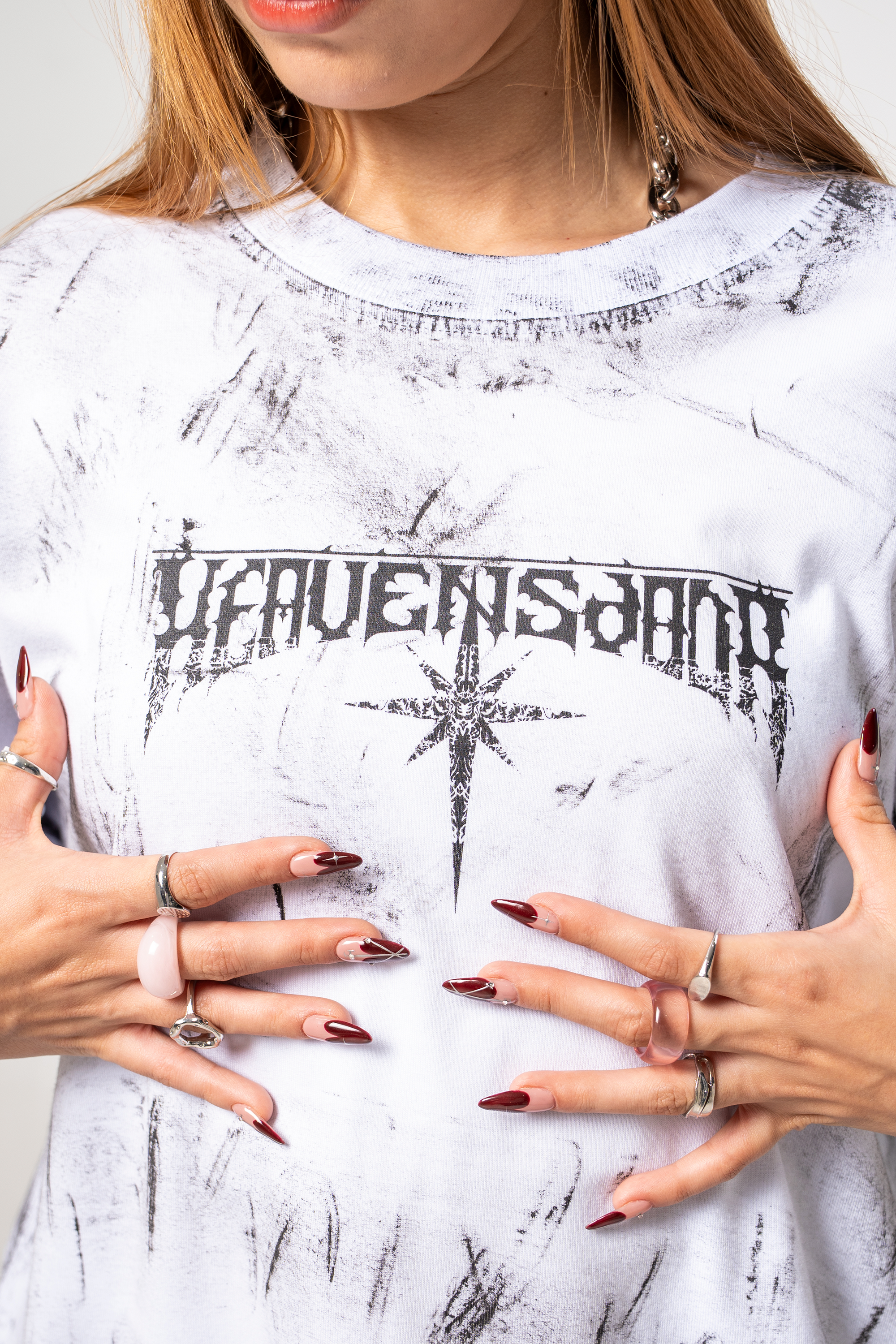 Camiseta Distressed Heaven's door