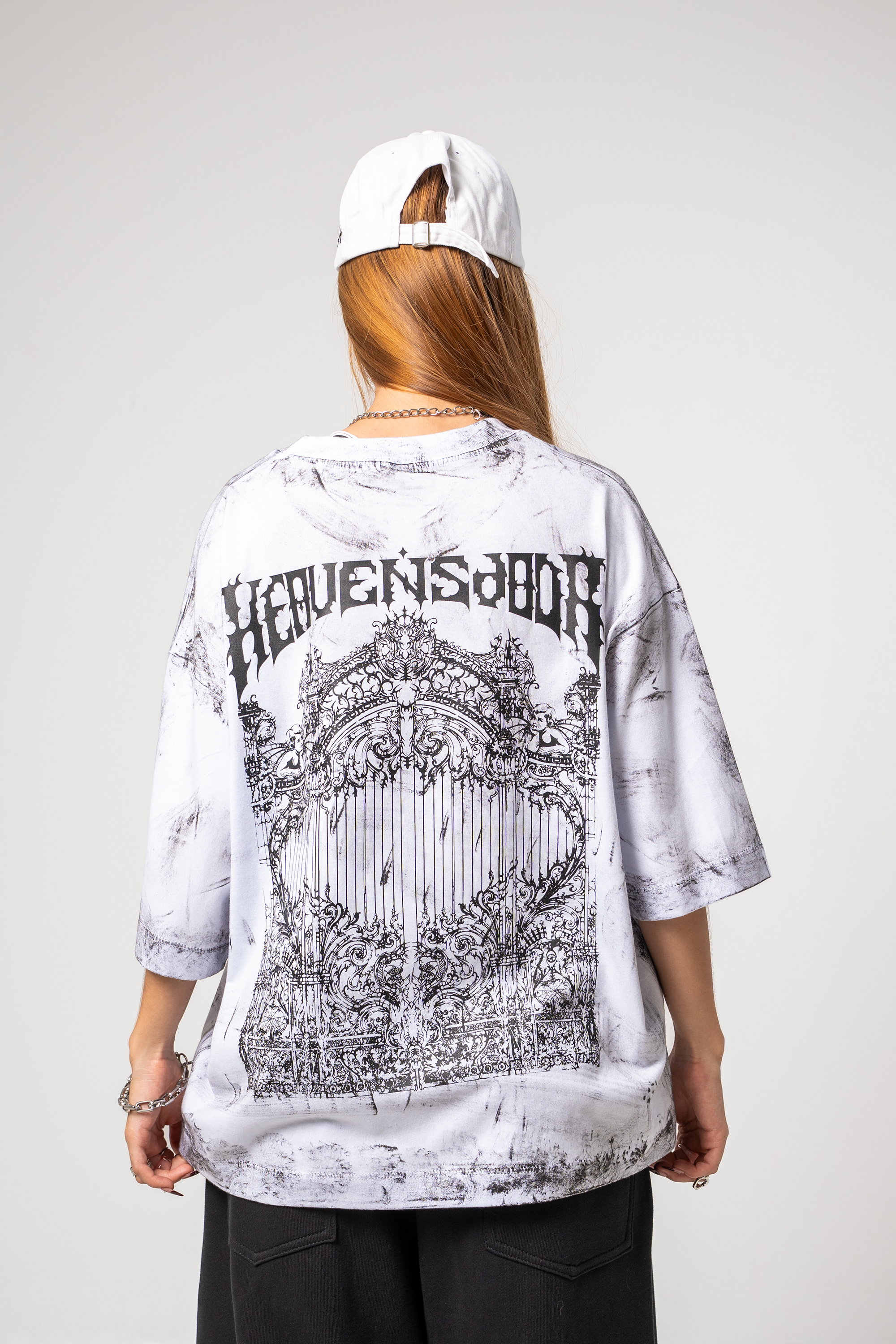 Camiseta Distressed Heaven's door